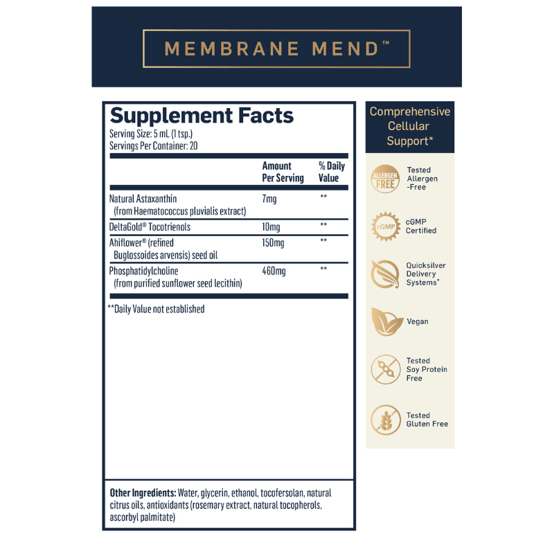 Membrane Mend Supplement Facts