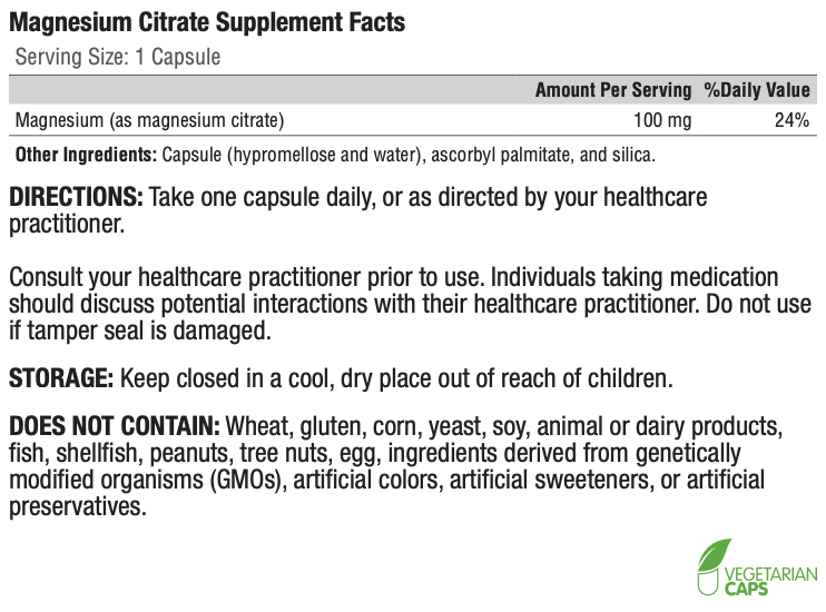 Magnesium Citrate